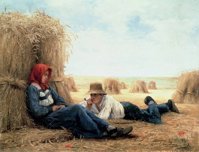 Harvest Time by Julien Dupre, 1878